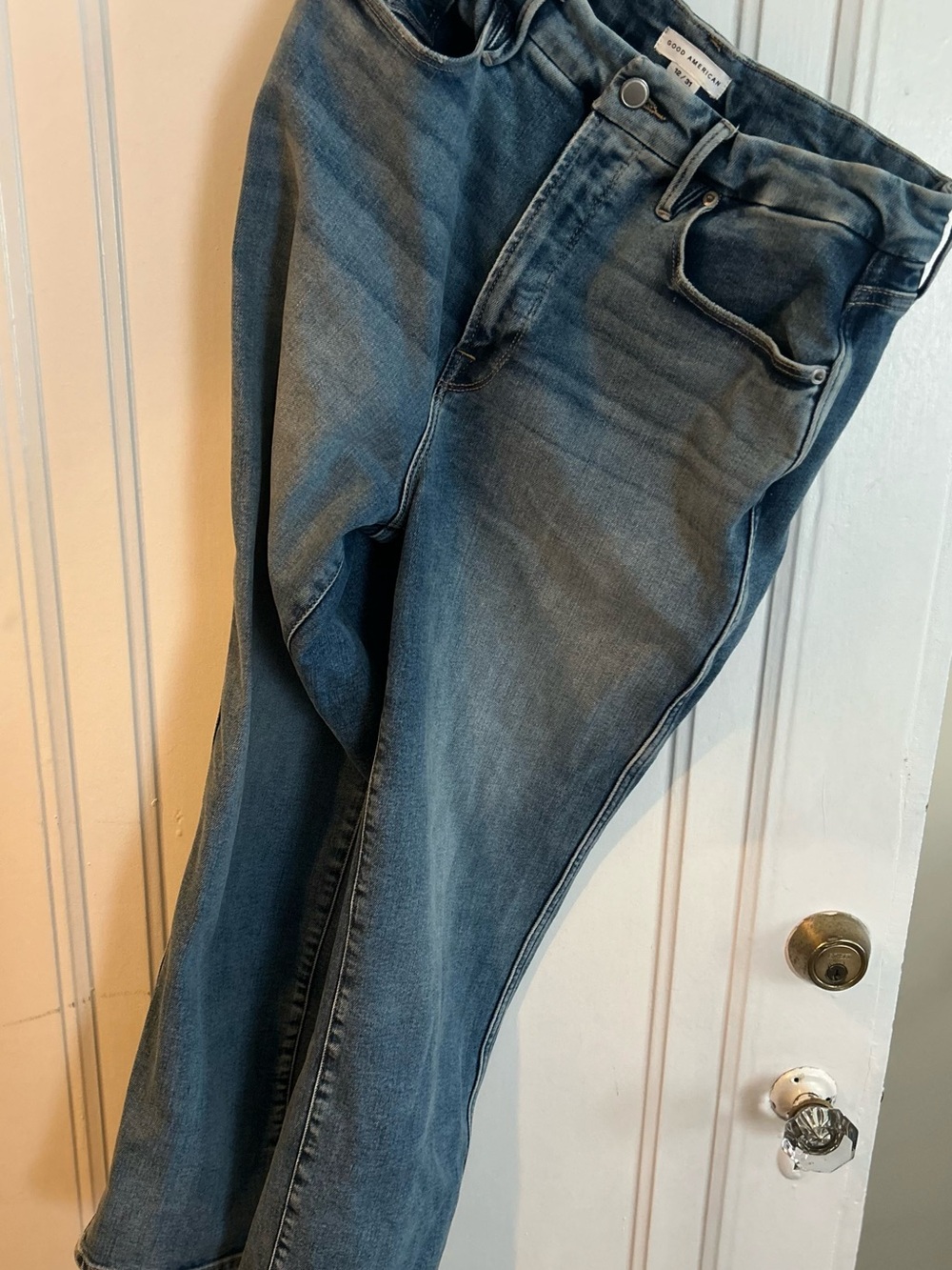 Good American Straight Compression Jean